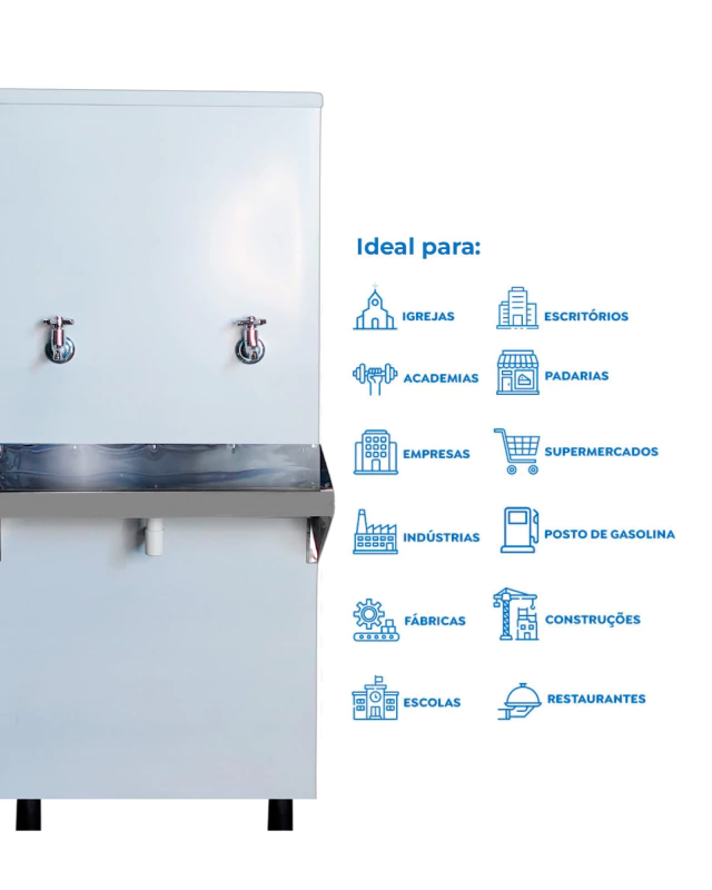 Bebedouro Industrial de 50 Litros Com Adesivo - 5