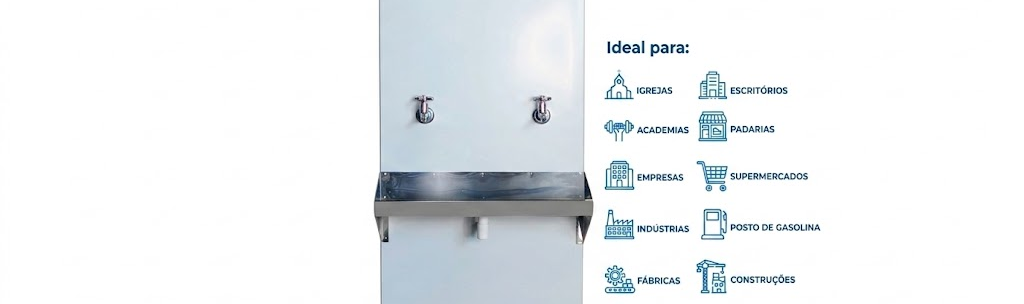 Bebedouro Industrial de 50 Litros: Por Que Ele é Ideal Para Empresas e Fábricas